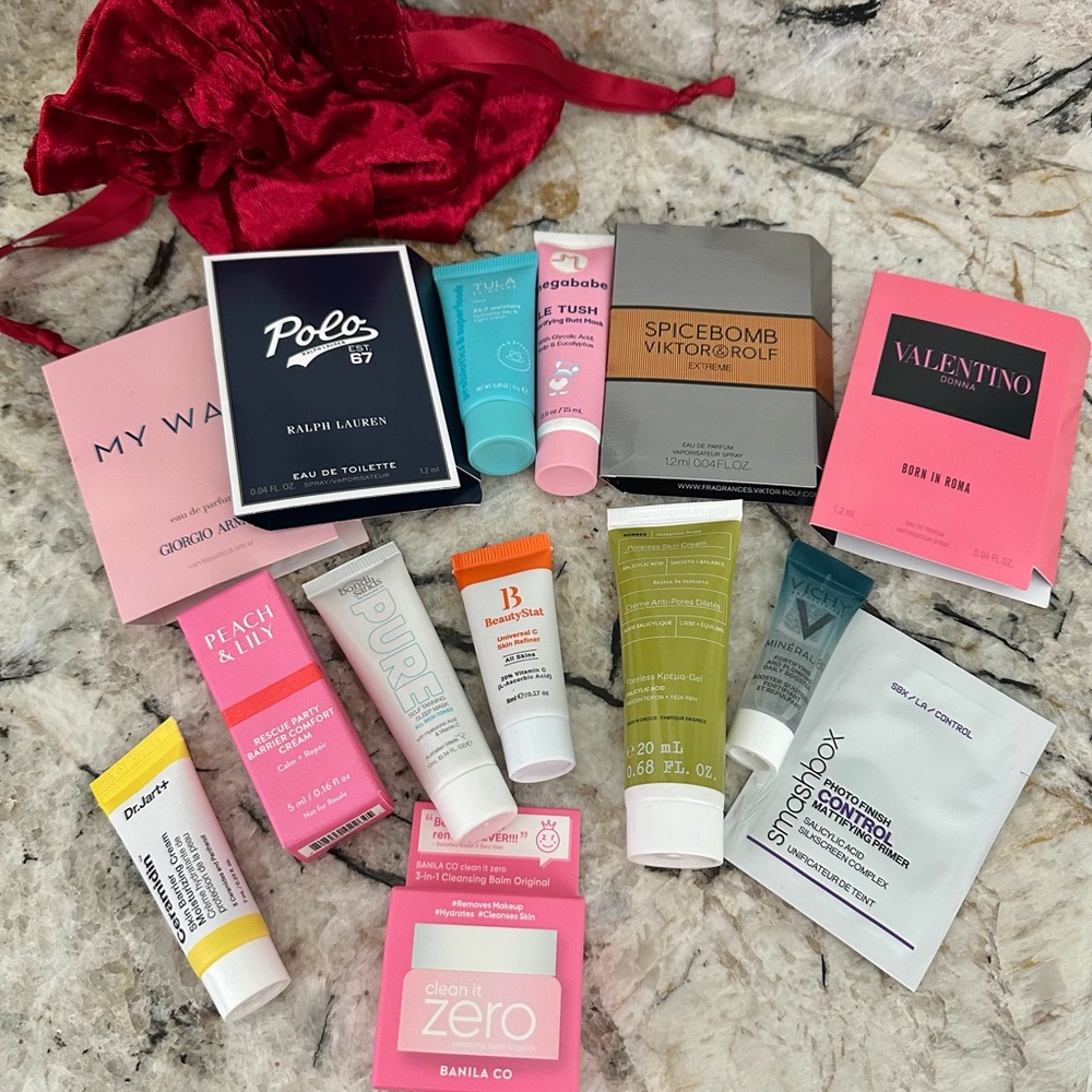 All new items! 15 piece Assorted Skincare and Fragrance Set